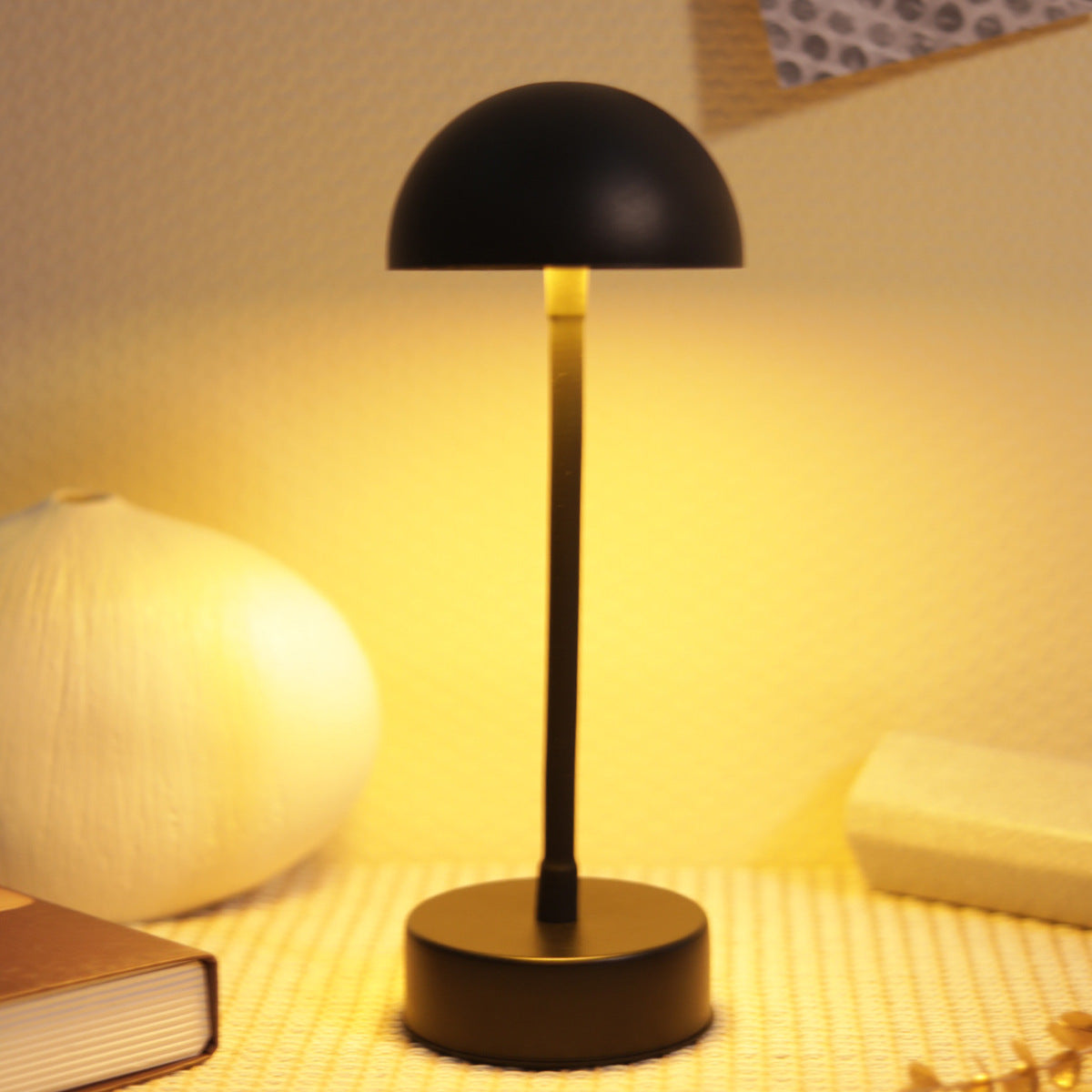 Creative Mushroom Table Lamp Simple LED Atmosphere Warm Light Small Night Lamp