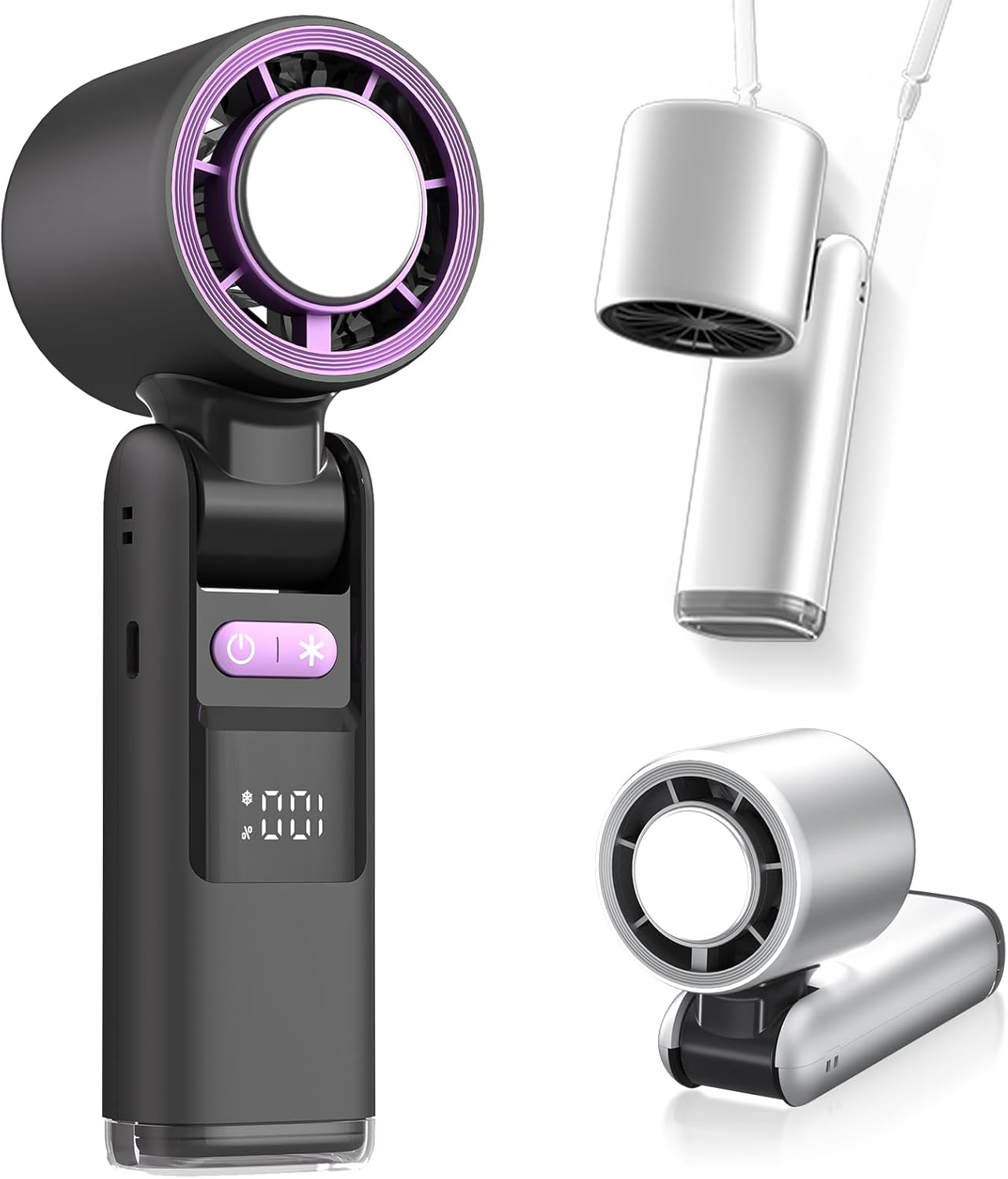 Portable Handheld Fan Speed Adjustable Turbo Mini Fan