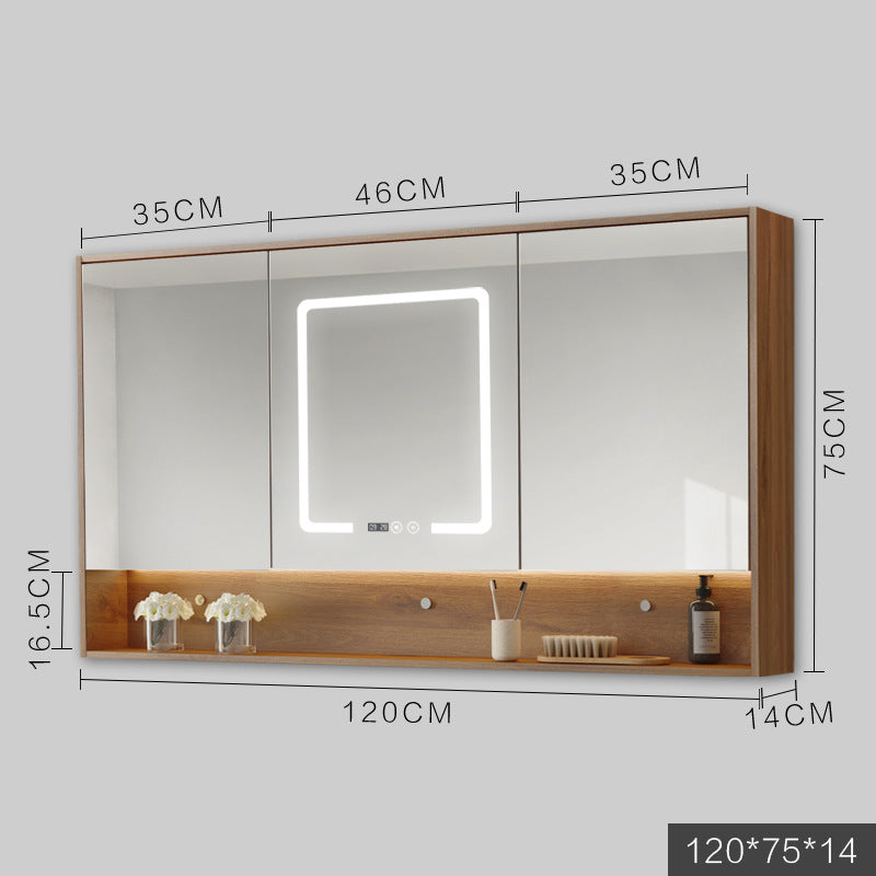Smart Cabinet With Led Lights Anti-fog Hanging Wall Type