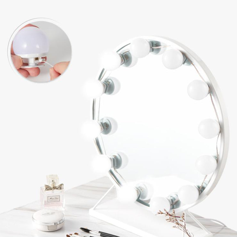 LED Make Up Mirror Light Bulb USB Holly Wood Makeup Light