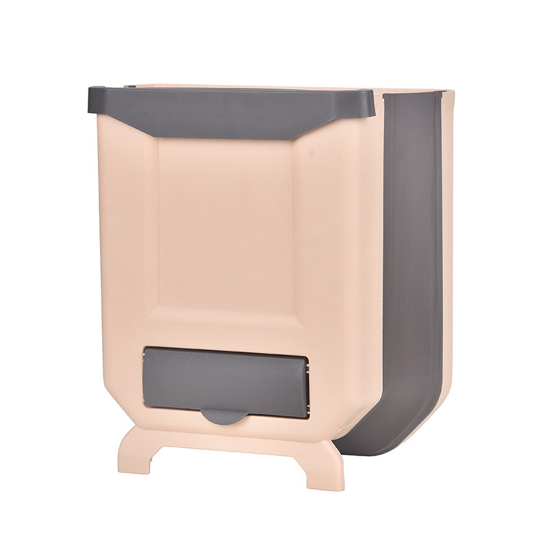 Wall-mounted Foldable Trash Can Household Classification Sundries