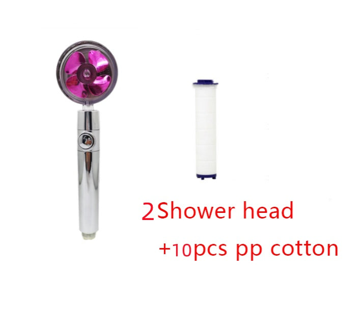 Shower Head Water Saving Flow 360 Degrees Rotating