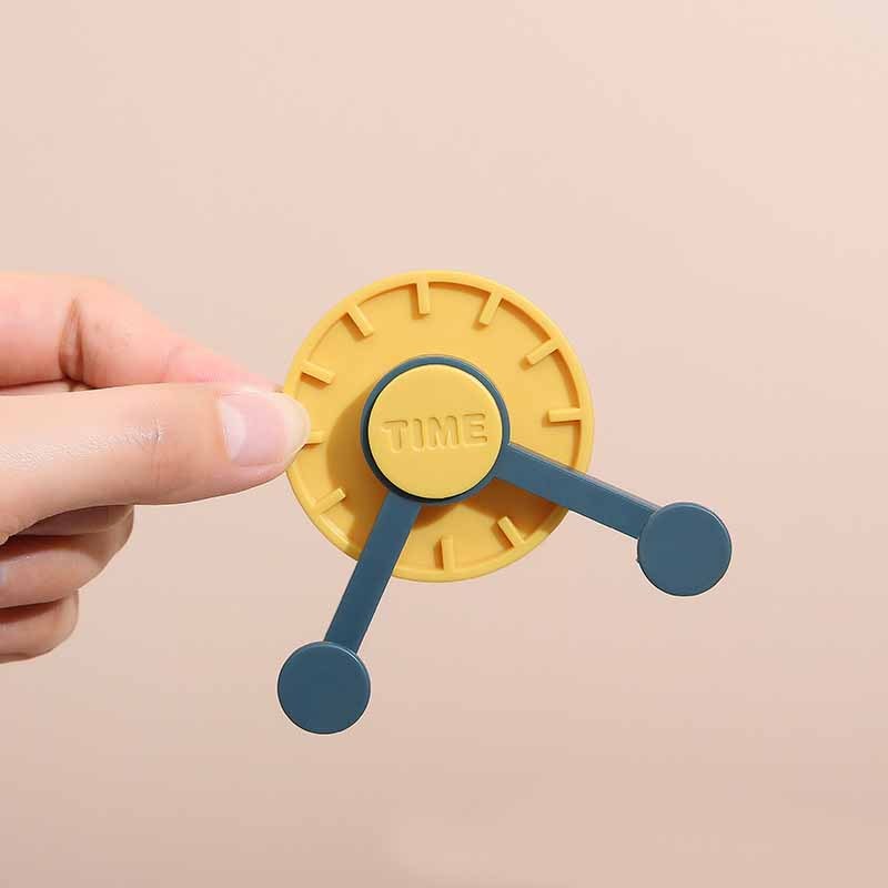 Punch Free 360 Rotating Clock Hook Creative Rotating Hook