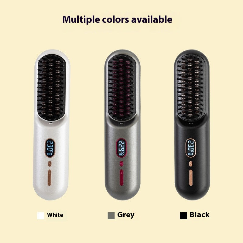Straight Comb Anion Hair Straightener Dual-use Electric Hair Curler