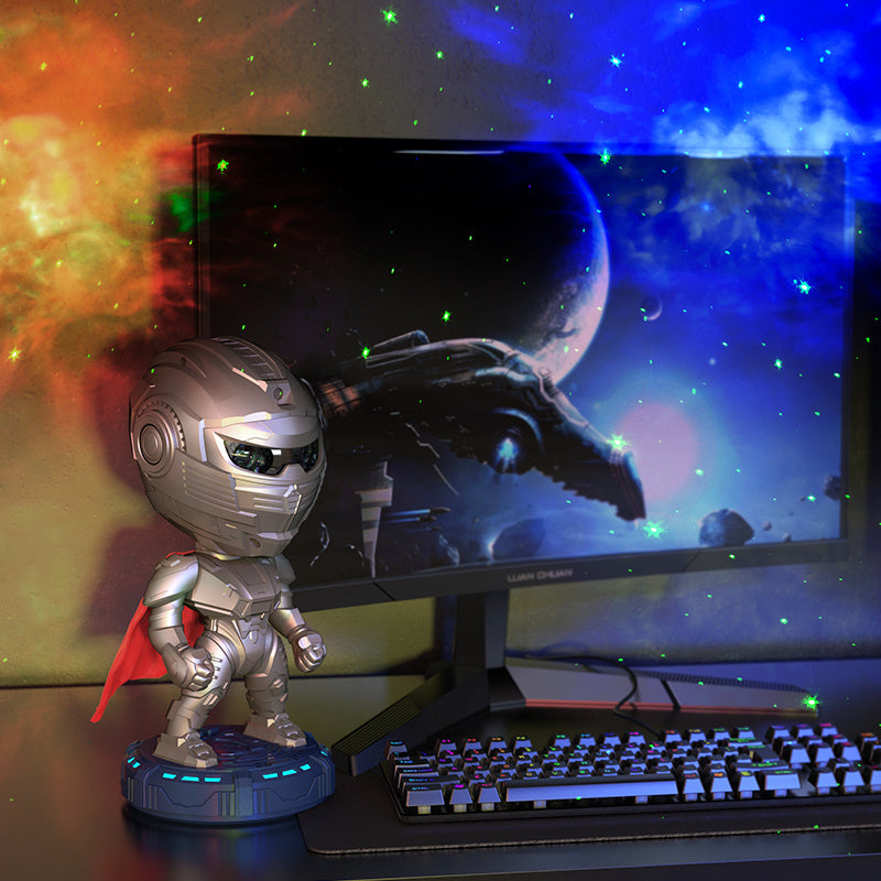 Samurai Starry Sky Projection Night Light, An Ambient Light Bedrooms.