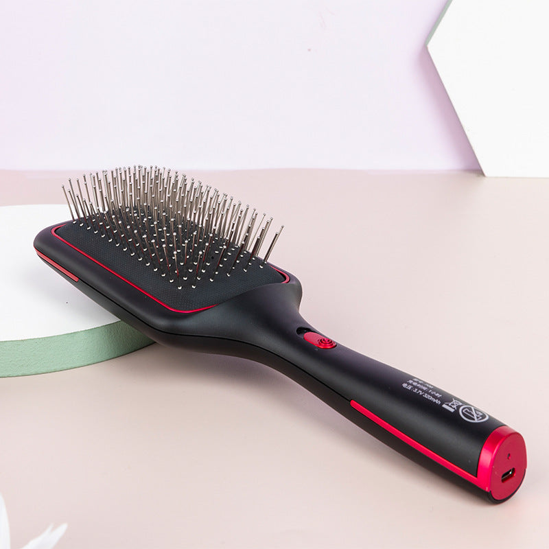 Wireless Charging Straight Hair Comb Negative Ion Blowing