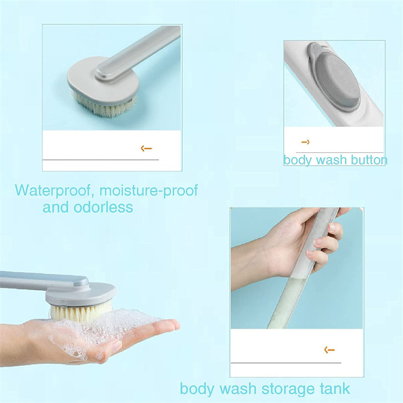 Dual-purpose Shower Brush Multifunctional Detachable Bath