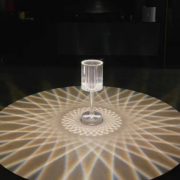 Diamond Crystal Lamp Bedroom Bedside Ambience Light
