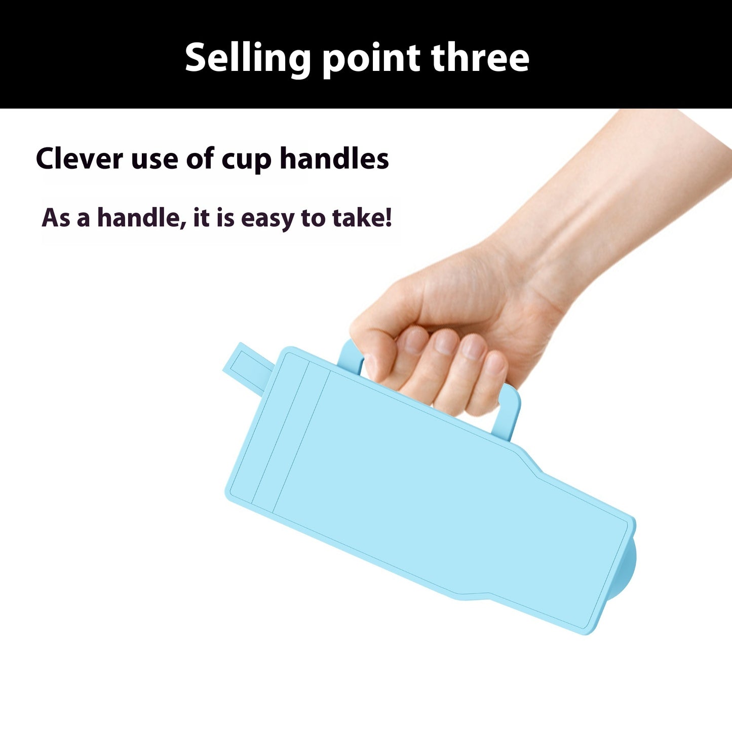 Silicone Ice Tray Ice Cube Mold Large Capacity Easily Removable