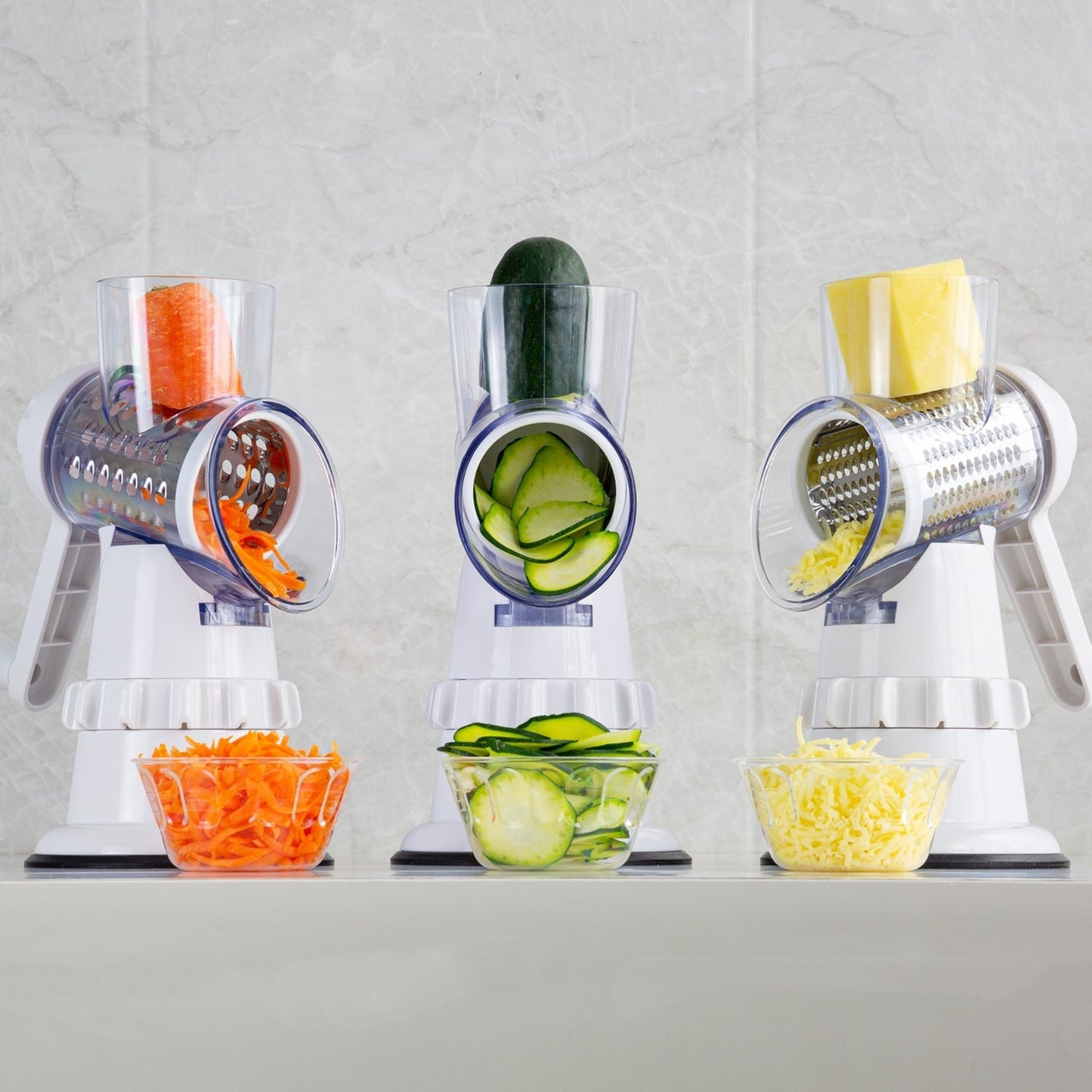 3 In 1 Vegetable Slicer Manual Kitchen Accessories Grater