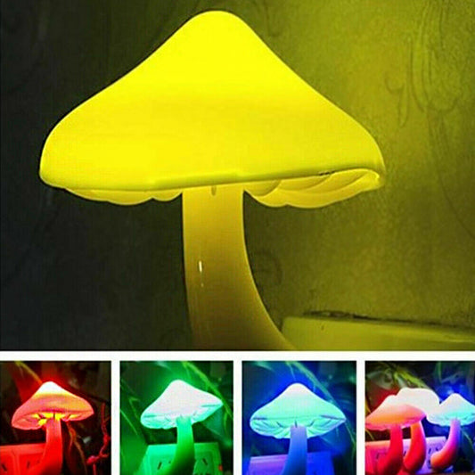 Mushroom-shaped LED Lights With Automatic Sensors Decoration Lamps