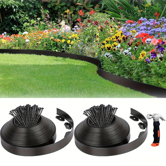 Landscape Edging Strips With Anchored Tips