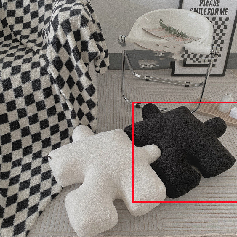 Fashion Stuffed Creative Puzzle Shaped Pillow