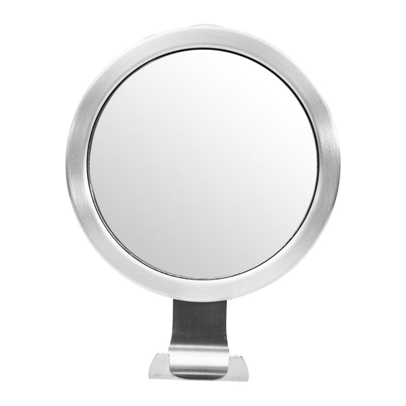 Bathroom Suction Cup Anti Fog  Aluminum Alloy Hook Round Mirror