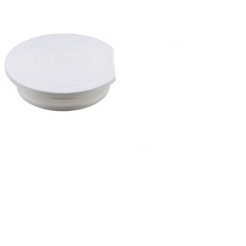 Rotating Plastic Cake Turntable Cream Laminating Table