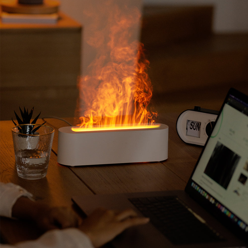 Innovative Simulated Ice Fire Cold Flame Essential Oil Diffuser