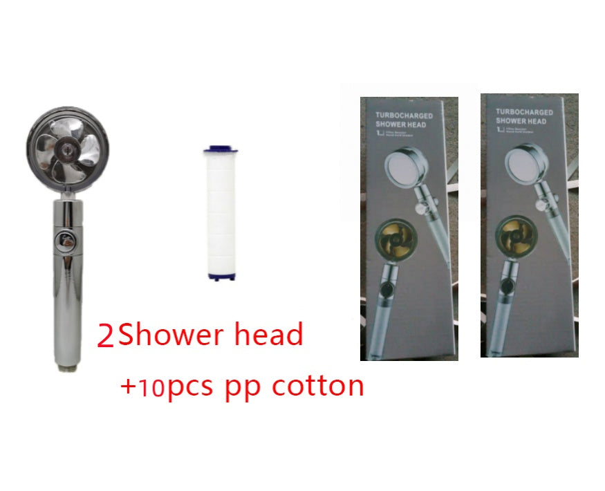 Shower Head Water Saving Flow 360 Degrees Rotating