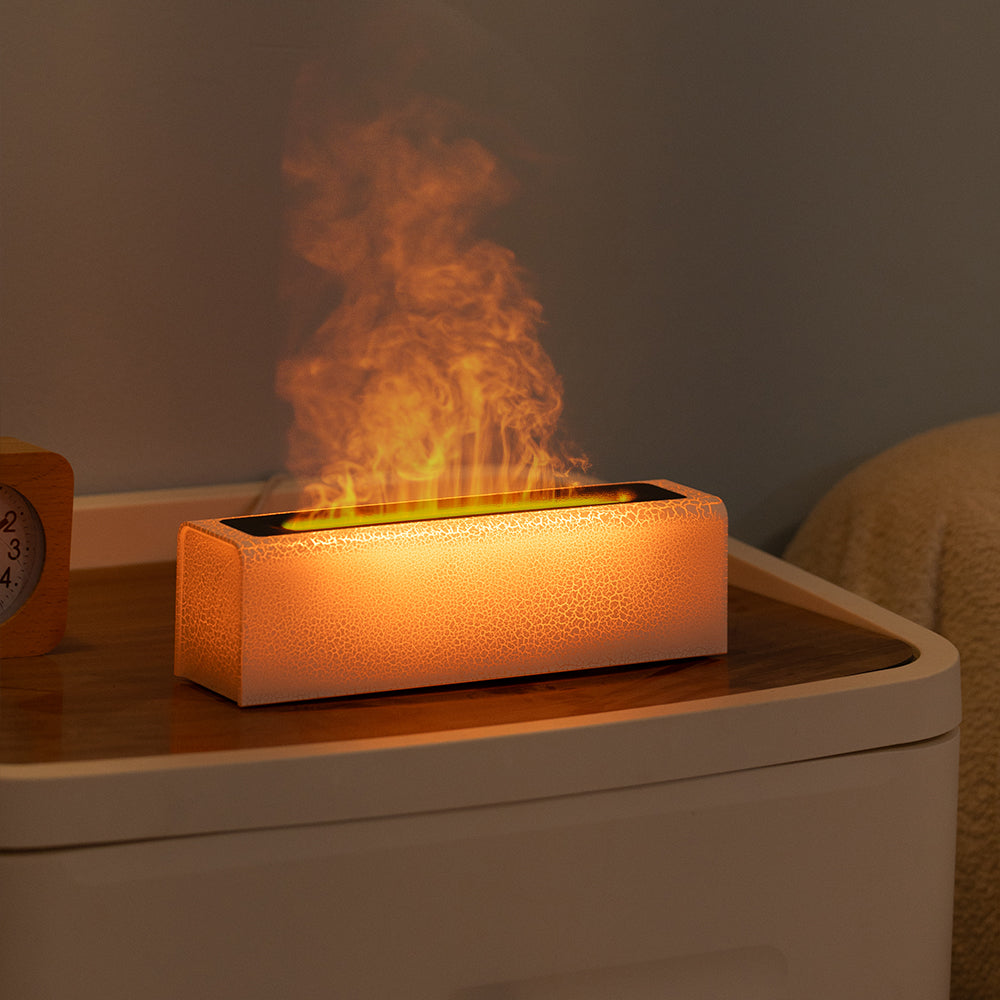 Creative New Lava Humidifier Colorful Flame Aromatherapy