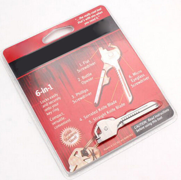 Multipurpose Keychain Key Survive Pocket Opener Shape