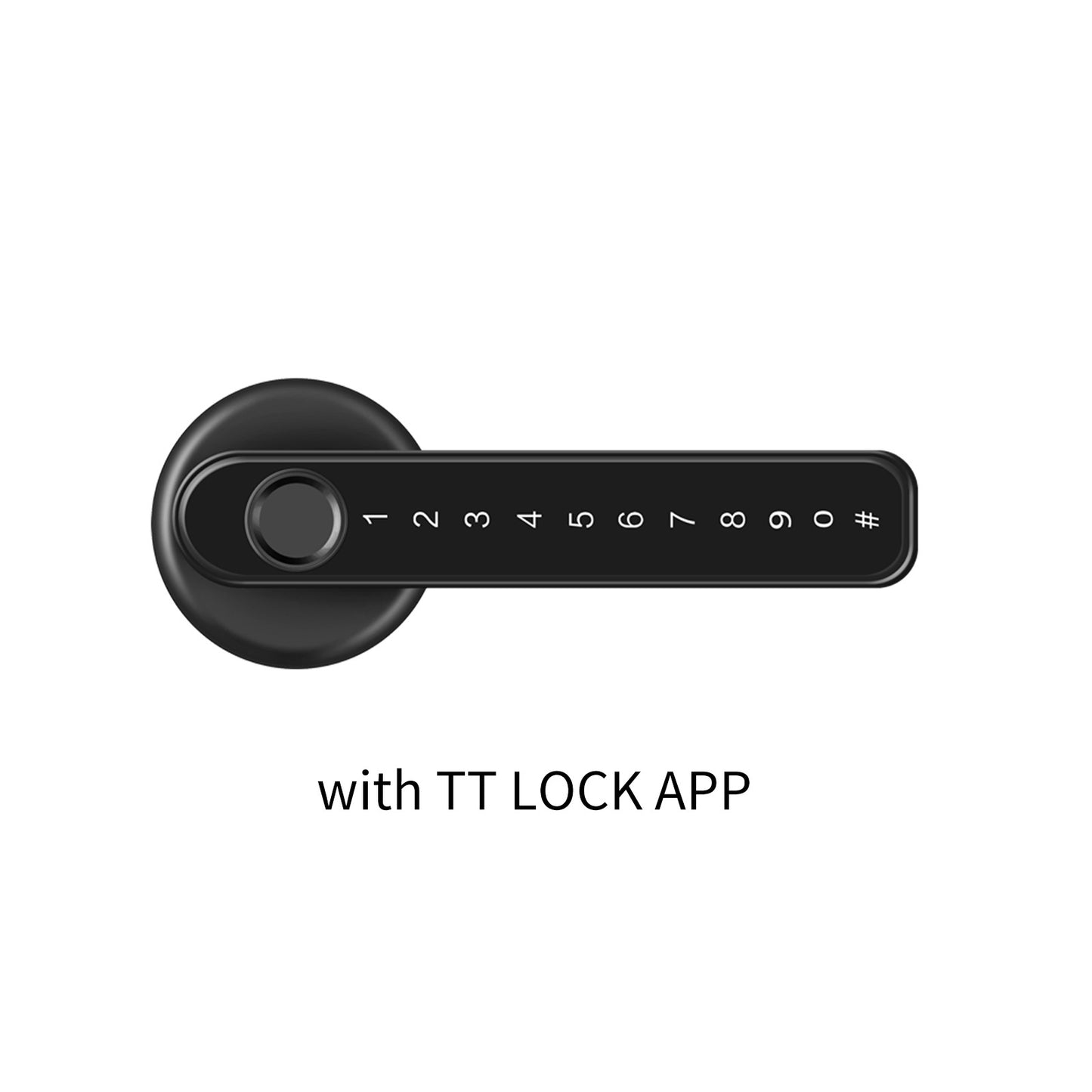Single Row Electronic Password Indoor Fingerprint Lock