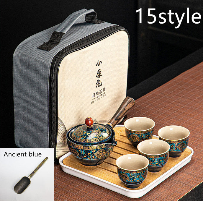 Dongni Simple 360 Degree Rotation Xiaoyao Teapot Tea Set