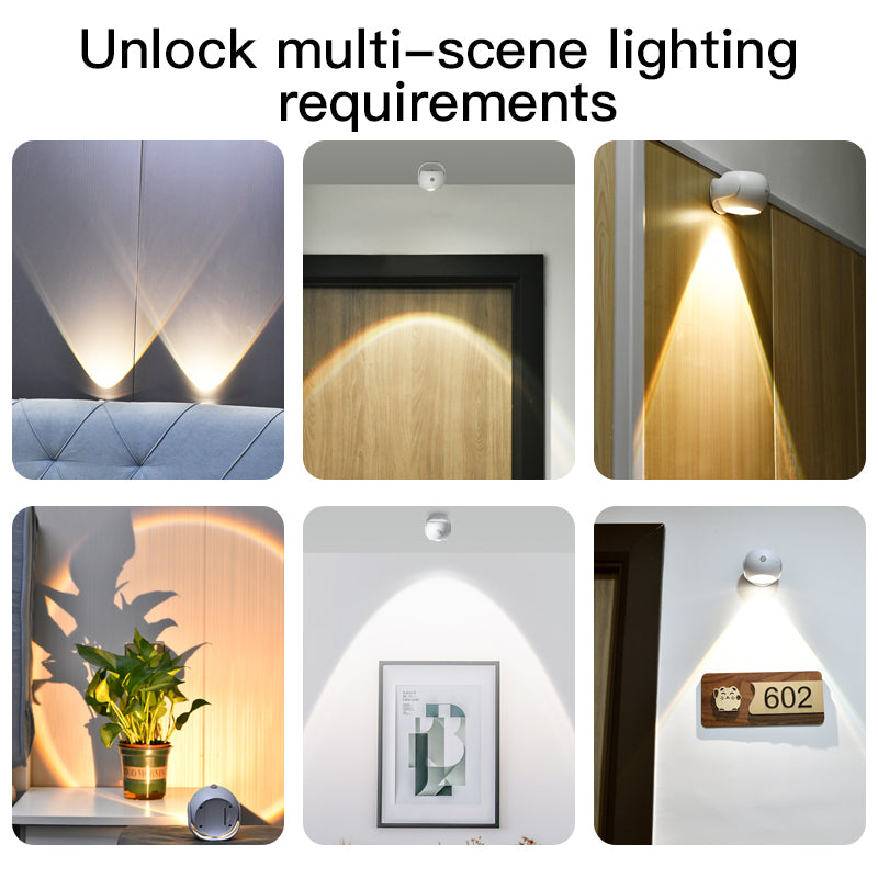 Adjustable Angle Human Sensing Light Wireless Sunset Light