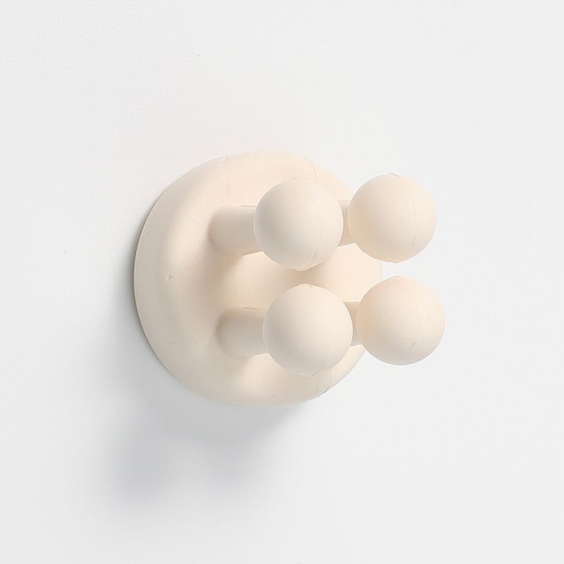 Silicone Toothbrush Holders Multi-Function Waterproof Self-Adhesive Wall Hooks