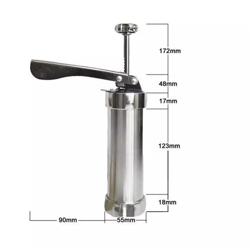 Cookie Press Gun And Icing Set Alloy Churro Maker