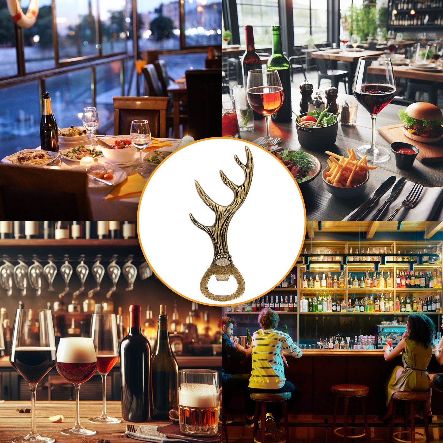 Deer Antler Bottle Opener Is A Small Tool Suitable For Various Parties And Gatherings
