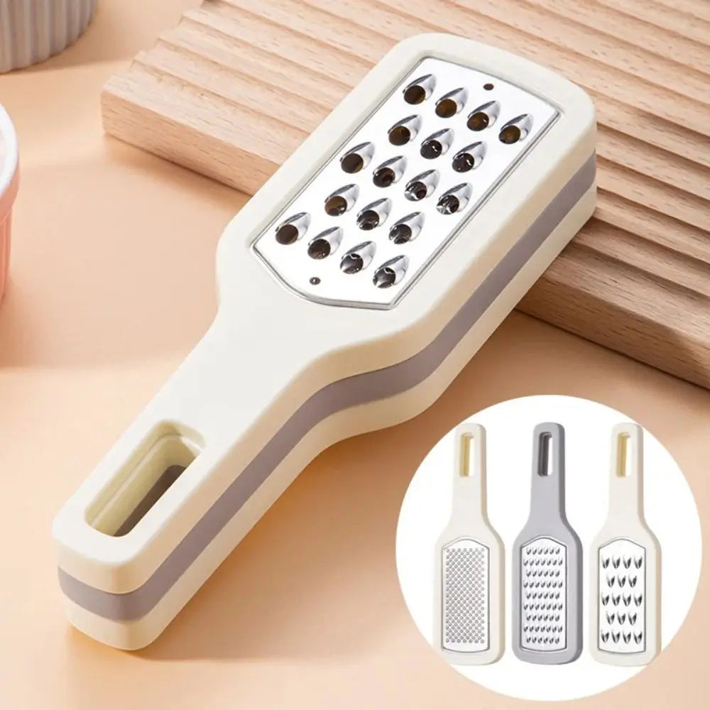 3 In 1 Cheese Grater Portable Handheld Stainless Steel