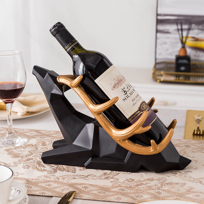 Nordic Light Luxury Wine Rack Deer Decoration Creative