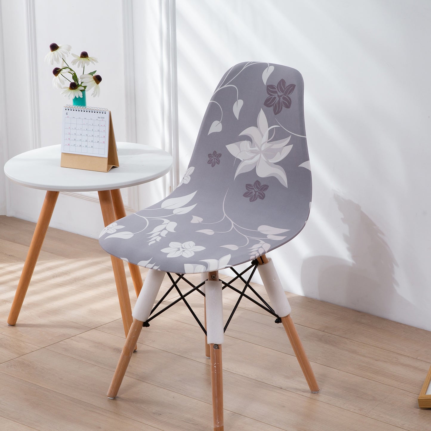 Minimalist Modern Printed Dining Chair Covers