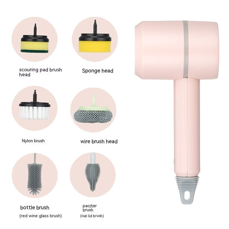 Electric Cleaning Brush Dishwashing Brush Automatic Wireless