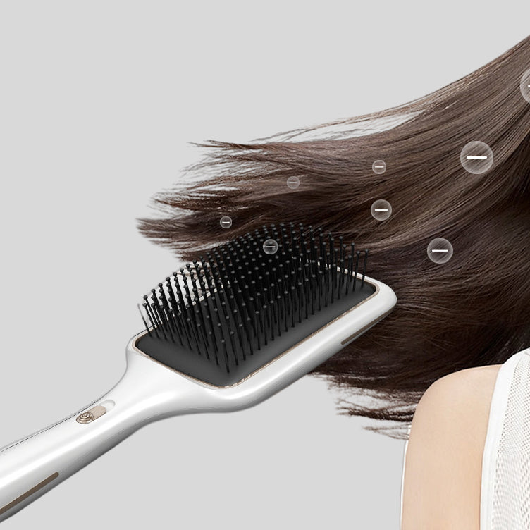 Wireless Charging Straight Hair Comb Negative Ion Blowing