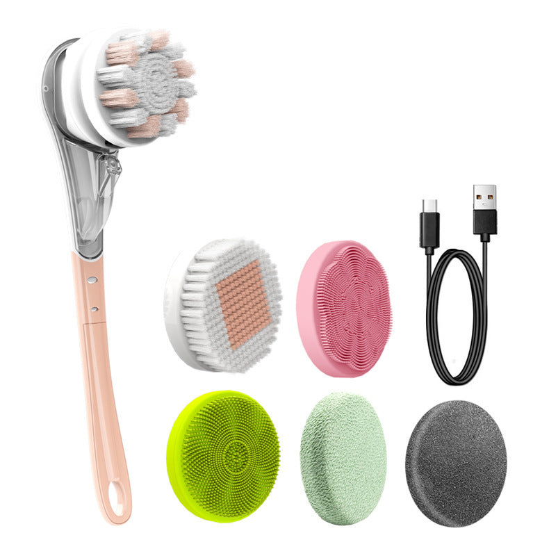 Multifunctional Electric Bath Brush Waterproof Rubbing Brush