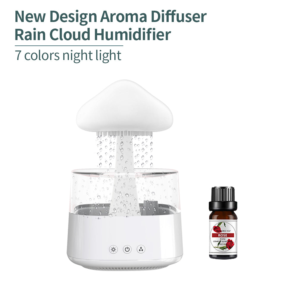 New Arrival Rain Cloud Humidifier Rain Drip Mushroom Humidifier