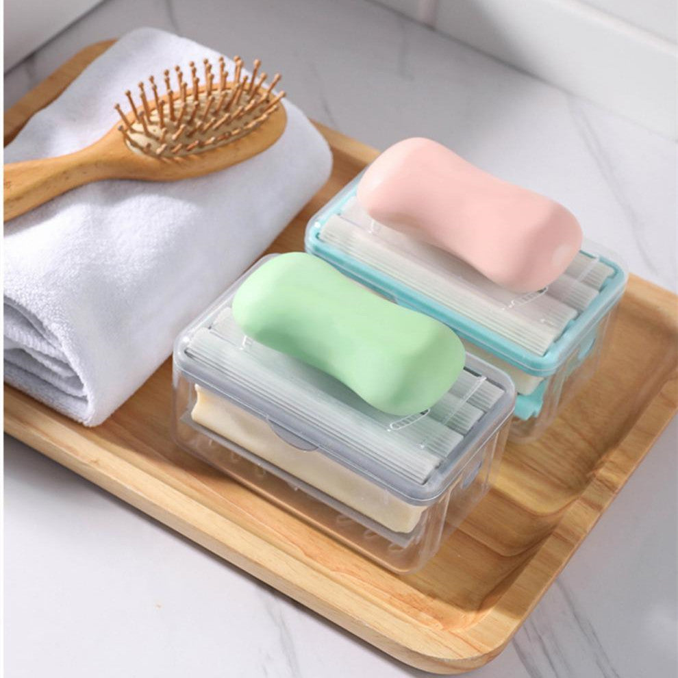New Usage Roller Type Soap Dish Holder For Bathroom Toliet Soap Box