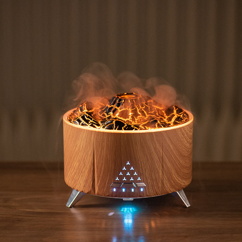 Flame Aroma Diffuser Air Humidifier Home Aromatherapy