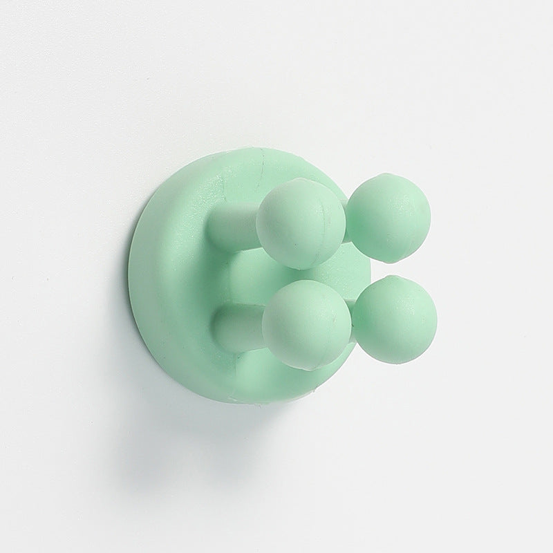 Silicone Toothbrush Holders Multi-Function Waterproof Self-Adhesive Wall Hooks