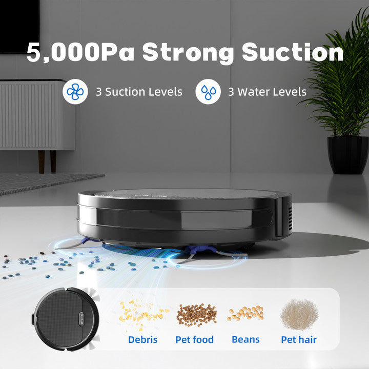 Robot Vacuum And Mop, 3 In 1 Combo Cleaner For Home