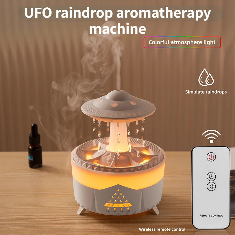 New UFO Raindrop Humidifier Water Drop Air Humidifier