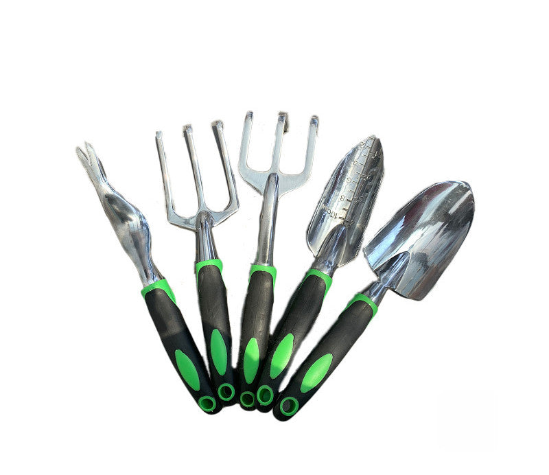 Garden Supplies 9-piece Aluminum Alloy Set, Silicone Two-color