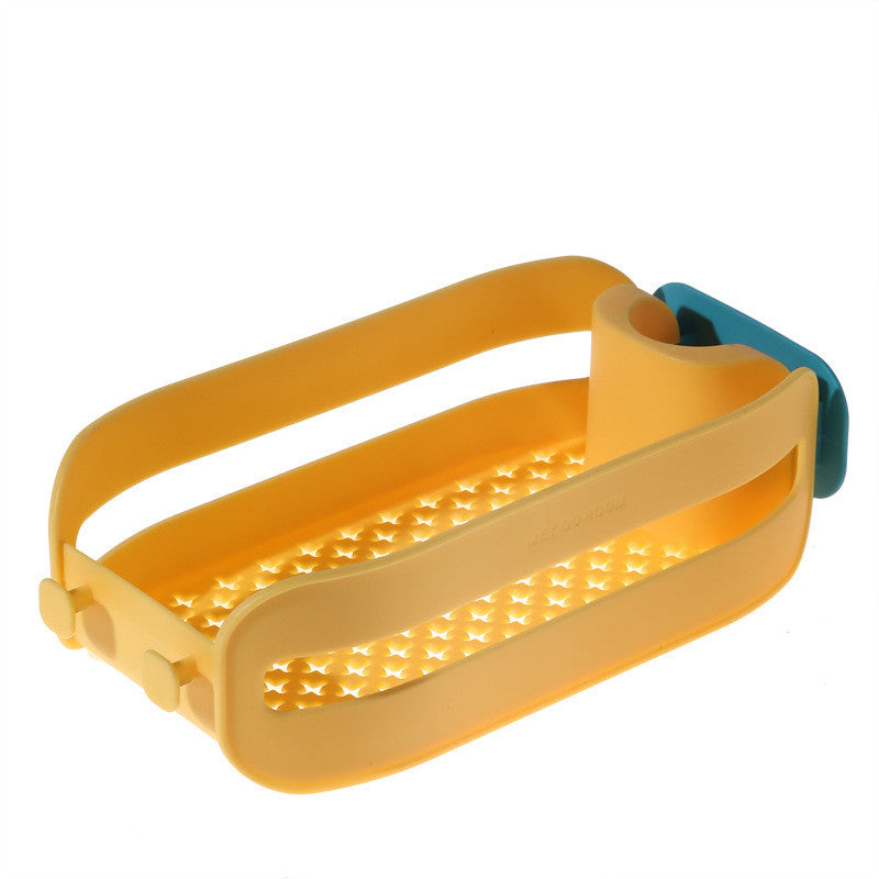 Installation-free Faucet Snap-on Sink Rack Bathroom