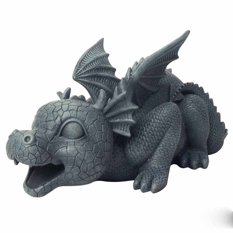 Creative Dinosaur Statue Cute Resin Crafts Fountain Ornament