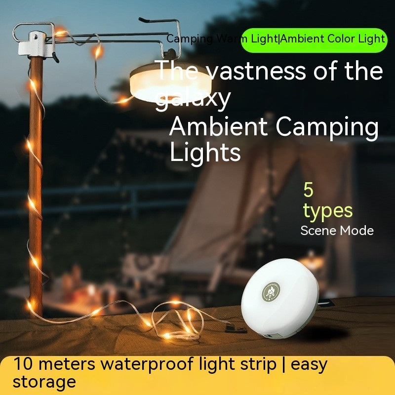 Rechargeable Lighting Chain Camping Lamp Outdoor Camp