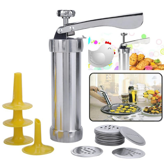 Cookie Press Gun And Icing Set Alloy Churro Maker