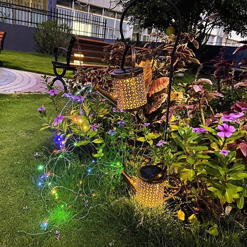 Watering Can Lights Copper Solar Garden Lights