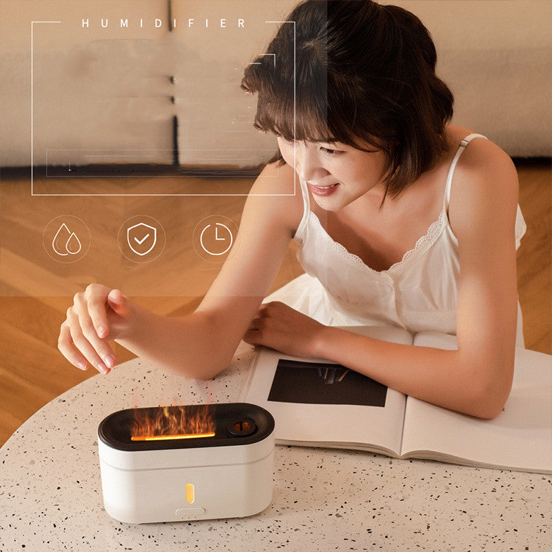 Flame Lamp Humidifier Aromatherapy Machine Flame Lamp