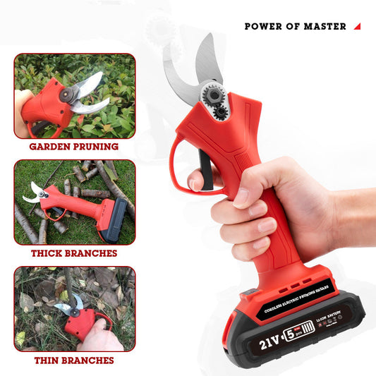 Rechargeable Branch Shears Rough Electric Scissors Garden Tools