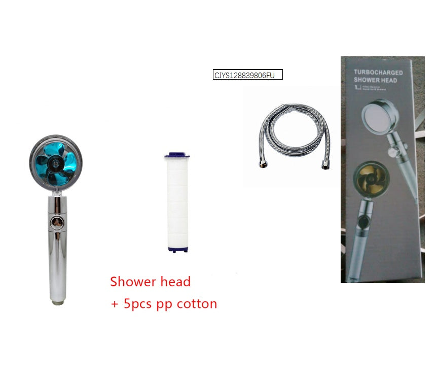 Shower Head Water Saving Flow 360 Degrees Rotating